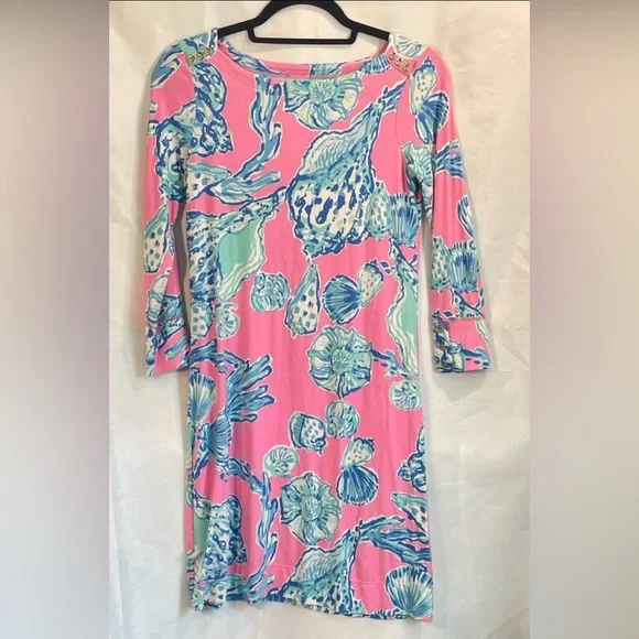 Lilly Pulitzer Barefoot Princess Pink Dress XS
